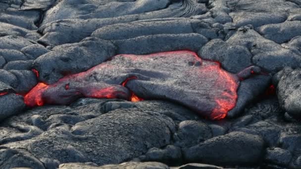 Lava timelapse big island vulkan, hawaii — Stockvideo