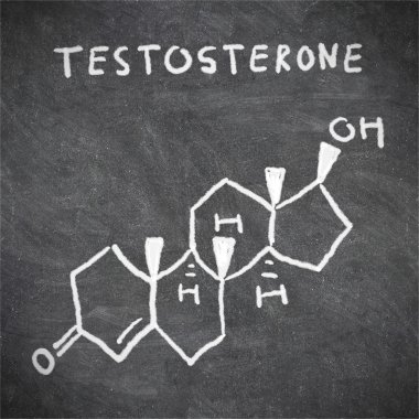 Testosterone chemical structure clipart