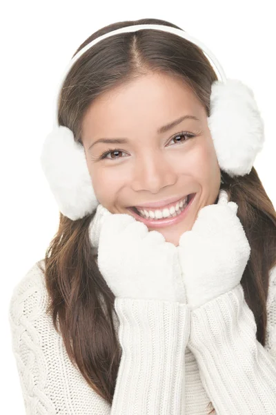 Winter beautiful woman portrait — Stock Photo, Image