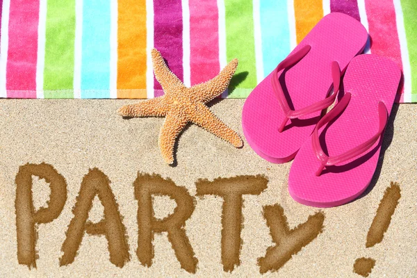 Beach party travel fun concept — Stock Photo, Image