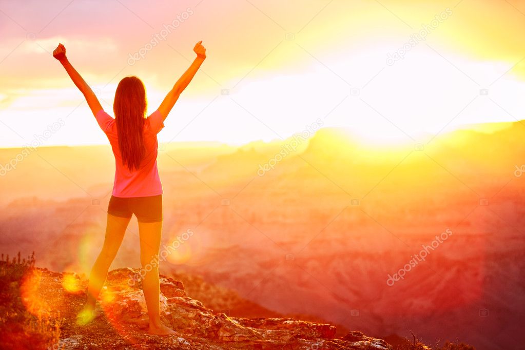 Freedom Woman Enjoying Feeling Happy Free At At Beautiful , 47% OFF