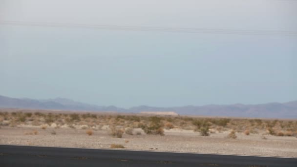 Running woman sprinting on highway road — Stock Video