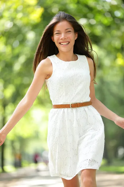 Happy Asian woman Stock Image