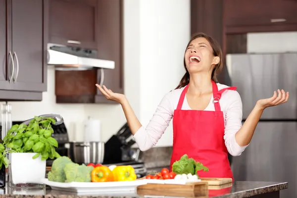 Grappige koken afbeelding — Stockfoto