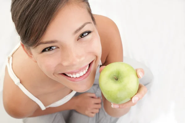 Apple woman — Stock Photo, Image