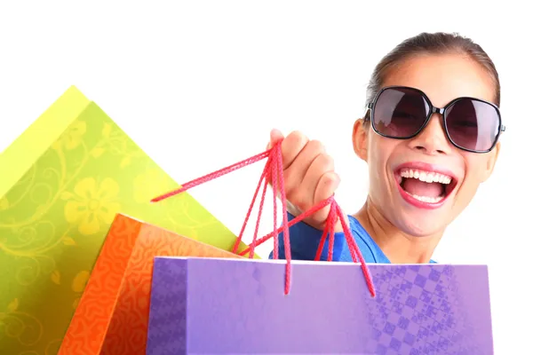 Donna shopping — Foto Stock