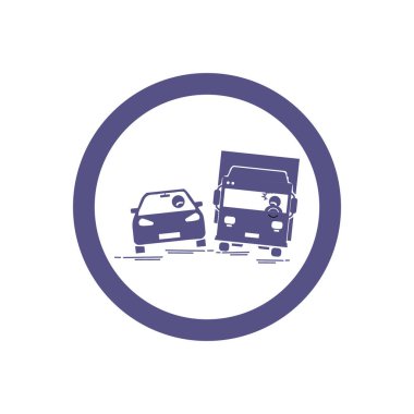 Yol işareti çok peri Vektör simgesini geçmeyin