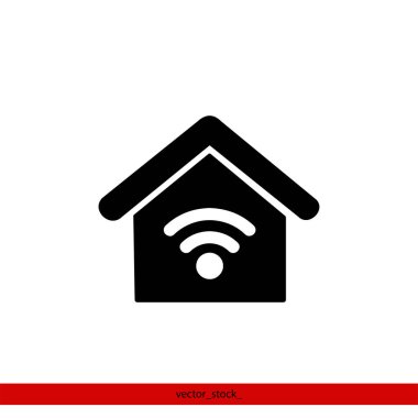 Akıllı ev akıllı aygıtı, web ve mobil uygulamalar için vektör simgeleri. İzole edilmiş beyaz arkaplanda düz simgeler