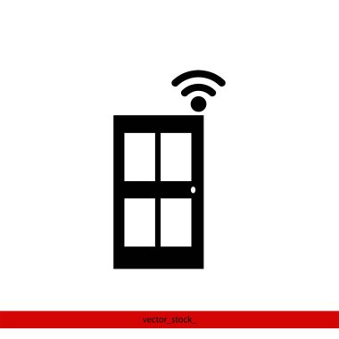 Akıllı ev akıllı aygıtı, web ve mobil uygulamalar için vektör simgeleri. İzole edilmiş beyaz arkaplanda düz simgeler