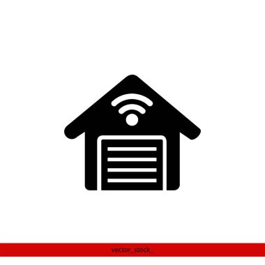 Akıllı ev akıllı aygıtı, web ve mobil uygulamalar için vektör simgeleri. İzole edilmiş beyaz arkaplanda düz simgeler