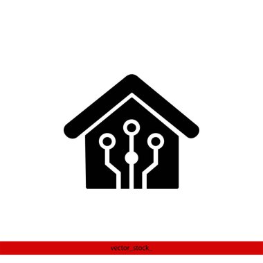 Akıllı ev akıllı aygıtı, web ve mobil uygulamalar için vektör simgeleri. İzole edilmiş beyaz arkaplanda düz simgeler