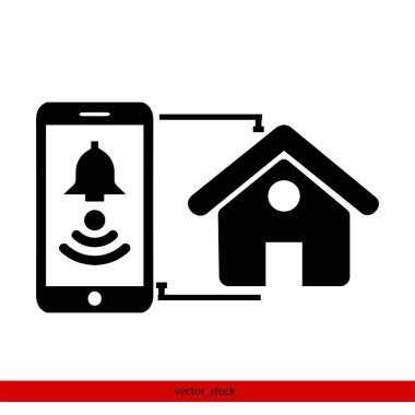 Akıllı ev akıllı aygıtı, web ve mobil uygulamalar için vektör simgeleri. İzole edilmiş beyaz arkaplanda düz simgeler