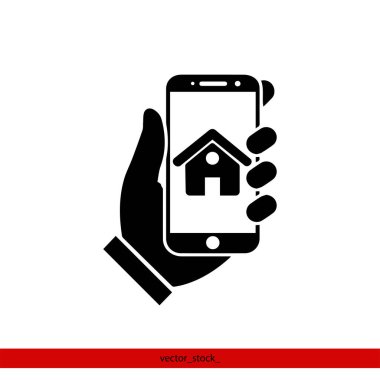 Akıllı ev akıllı aygıtı, web ve mobil uygulamalar için vektör simgeleri. İzole edilmiş beyaz arkaplanda düz simgeler