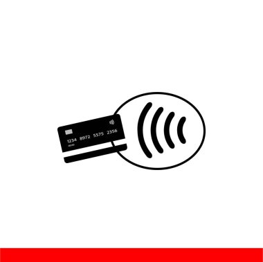 irtibatsız ödeme ikonu. Basit bir işaret çizimi. Ulusal Güvenlik Teşkilatı 'nın ödeme sembolü yok. Web, yazdırma ve taşınabilir için kullanılabilir