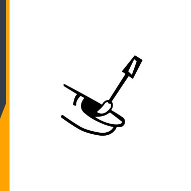 oje sürme, güzellik salonu, moda, düz vektör simgesi, web ve mobil uygulama