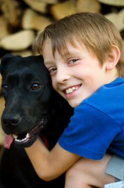 erkek köpek siyah sarılma