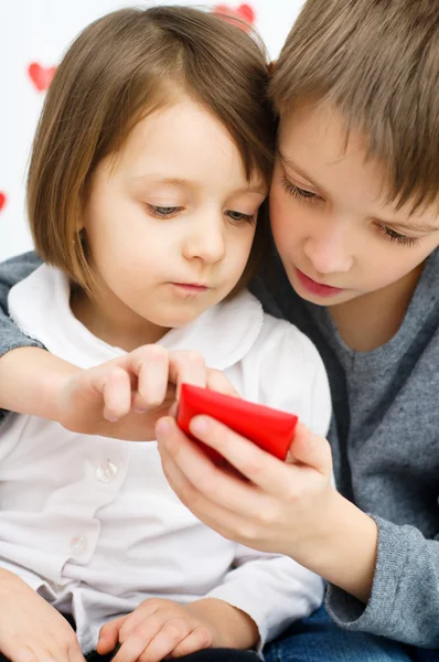 Children plays — Stock Photo, Image