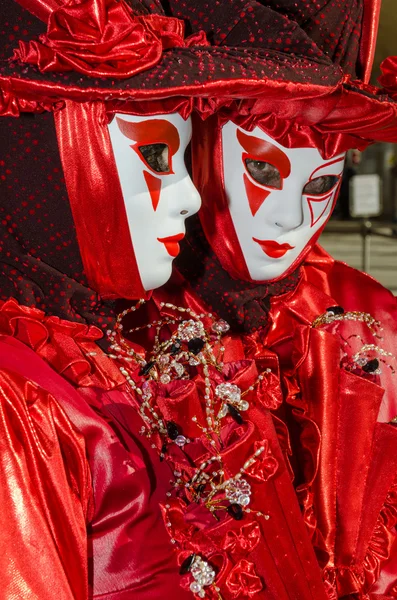 Costumista al Carnevale di Venezia 2013 — Foto Stock