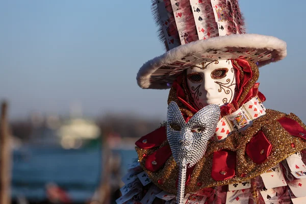 Personne masquée au Carnaval de Venise 2014 — Photo