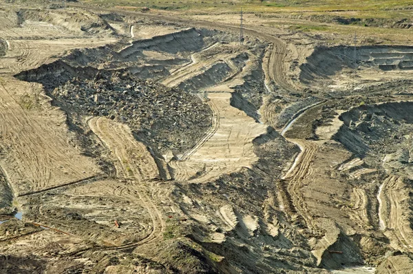 View of the open-pit mine — Stock Photo, Image