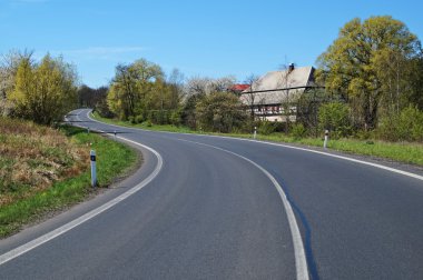 Yolun kırsal konutlarında sarma