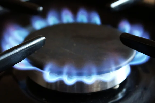 mavi alev Gaz brülörlü