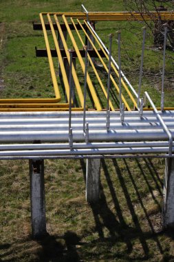 gaz Endüstriyel boru hatları