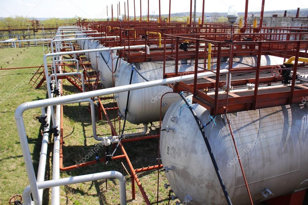 Gas tanks — Stock Photo © Alex_Schmidt 44181289