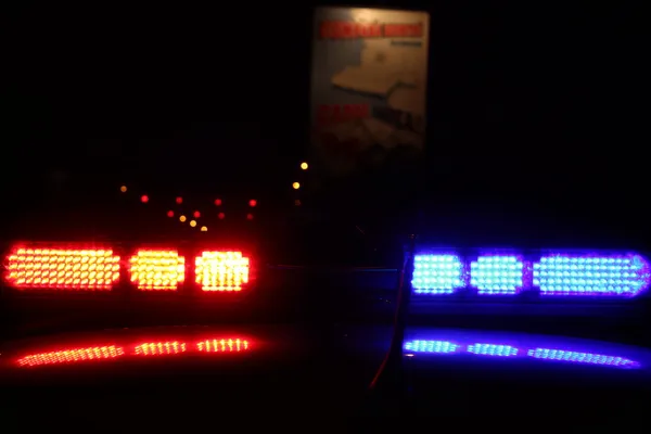 Polizeilichter — Stockfoto