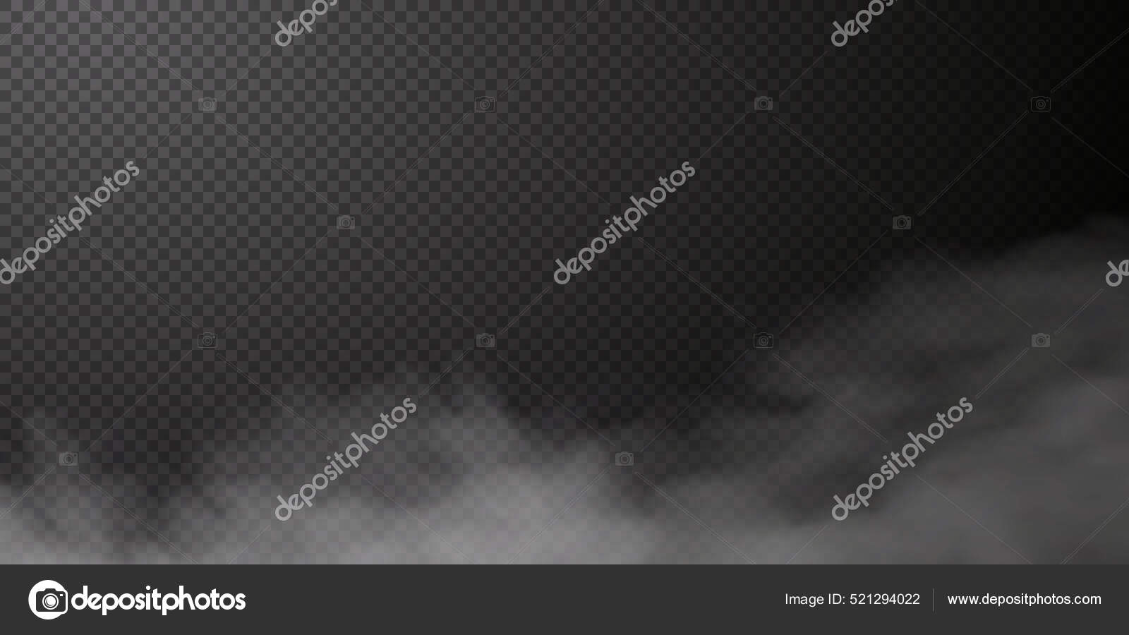 Vector Isolated Smoke Png White Smoke Texture Transparent Black Background  Stock Vector Image by ©proskurinsergey222@ #521294022
