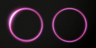 efektli parlak şeffaf çerçeve. vektör illüstrasyonu.