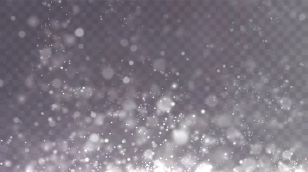 Bokeh Light Lights Effect Background White Png Dust Light Christmas — Stockvektor