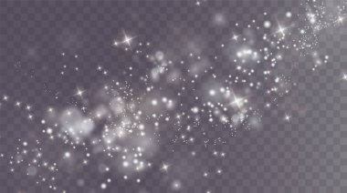 Noel arkaplanı. Toz PNG. Sihir parlıyor