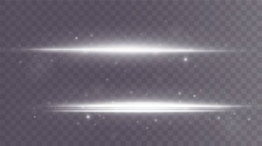 Parlak beyaz hız çizgileri. PNG. Parlak ışık efekti. Soyut hareket çizgileri. Işık dalgası, ateş yolu iz çizgisi, araba ışıkları, optik fiber ve akkor eğri