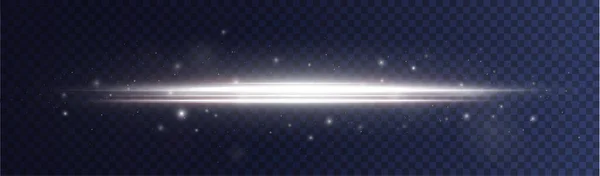 Lysande Vita Linjer Hastighet Png Ljus Glödande Effekt Abstrakta Rörelselinjer — Stock vektor