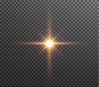 Açık yıldız altın png. Açık güneş altın png. Işık