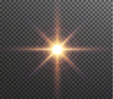 Açık yıldız altın png. Açık güneş altın png. Işık