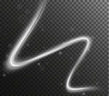 Açık beyaz Twirl. Beyaz Png Eğri ışık efekti