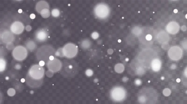 Fondo de Navidad. Polvo PNG. Magia brillando — Vector de stock