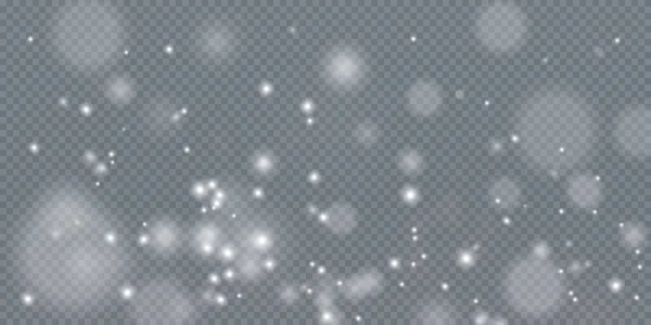 圣诞节的背景PNG粉末。神奇的光芒 — 图库矢量图片