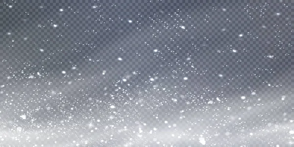 Texture Freddo Vento Invernale Tempesta Neve Vettore Vacanza Effetto Natale — Vettoriale Stock