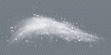 Soğuk kış rüzgarı dokusu. Tatil vektör tipi. Soğuk bir kar fırtınasının Noel etkisi. Vektör PNG.