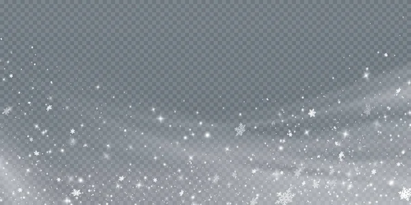 Cold Winter Wind Texture Holiday Vector Blizzard Christmas Effect Cold — Vetor de Stock