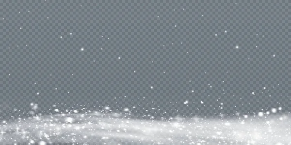 寒冷的冬季风质感 假日病媒暴风雪 一场寒冷的暴风雪的圣诞效果 Png病媒 — 图库矢量图片