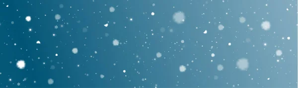 クリスマスの背景 粉Png 魔法の輝く白い塵青の背景 微細で光沢のある塵粒子はわずかに落ちる 素晴らしいシマー効果 ベクトルイラストレーター — ストックベクタ