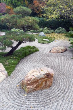 Japon kuru peyzaj Bahçe