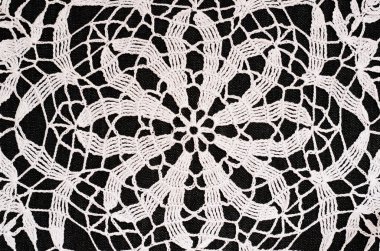 siyah-beyaz tığ işi arka plan