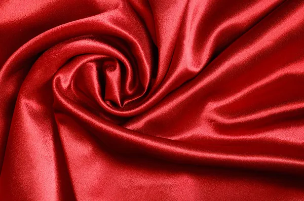 Burgundy draped satin — Stock Photo, Image