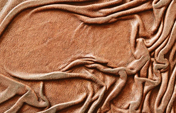 Draped leather — Stock Photo, Image