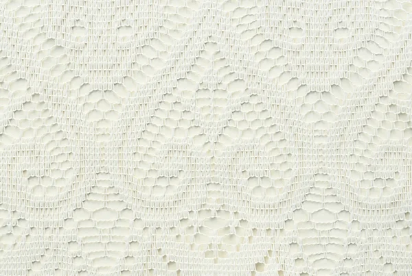 Renda branca com padrão abstrato — Fotografia de Stock